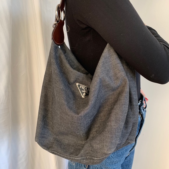 prada jean bag